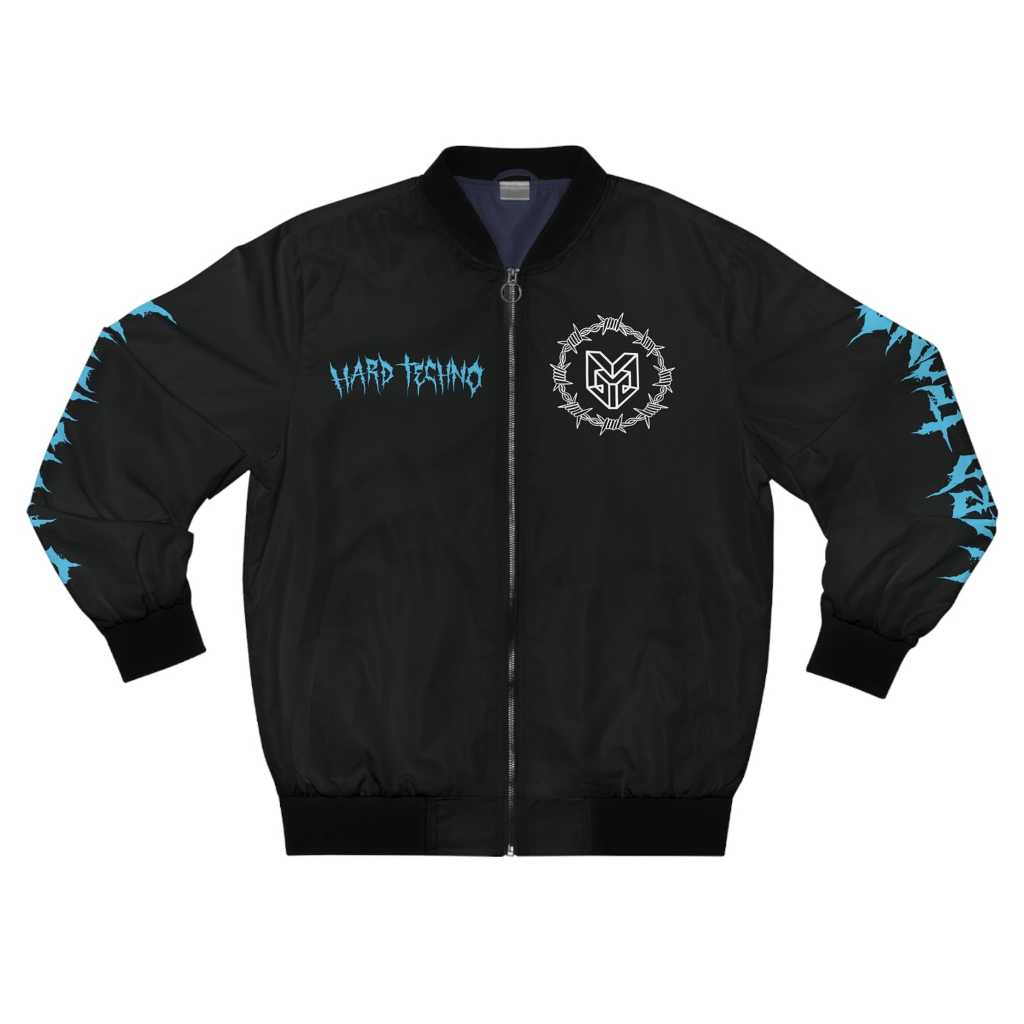 Hard Techno Bunny Bomber Jacket