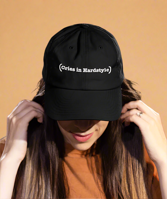 cries in hardstyle dad hat