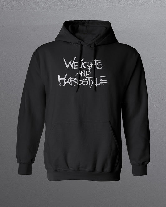 Weights and Hardstyle Embroidered Hoodie